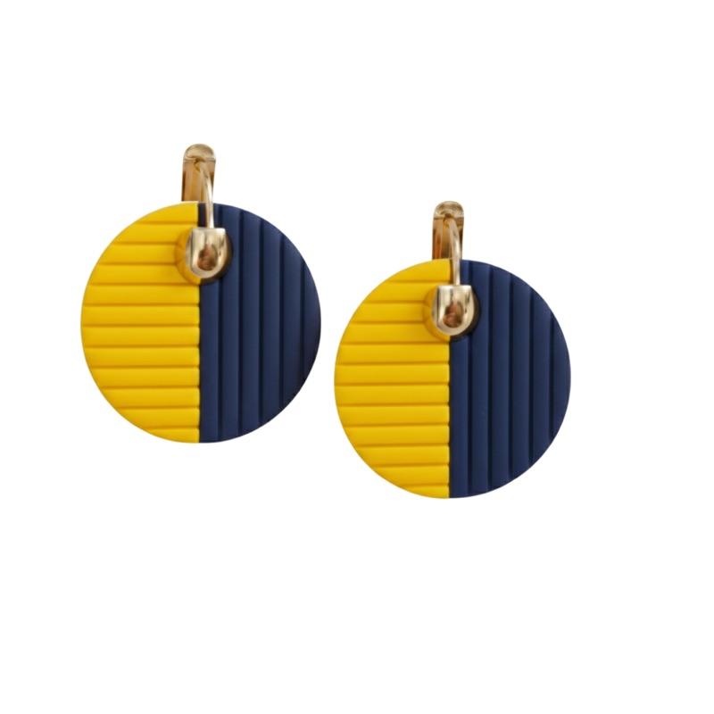 Navy and Yellow