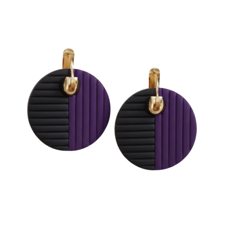 Purple and Black