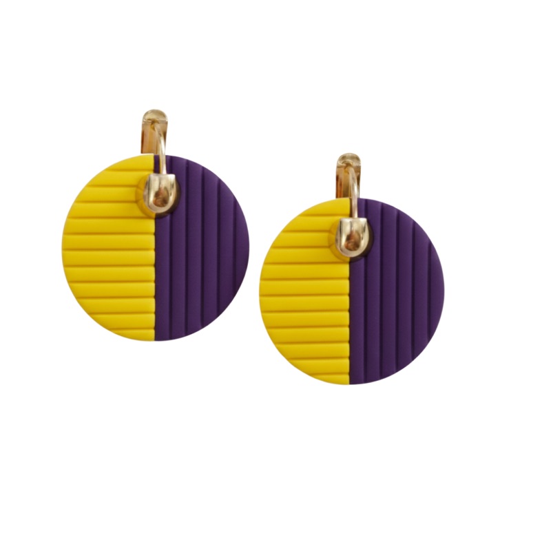 Purple and Yellow
