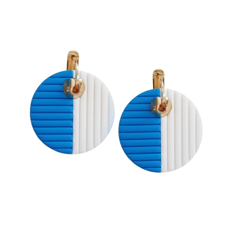 Royal Blue and White