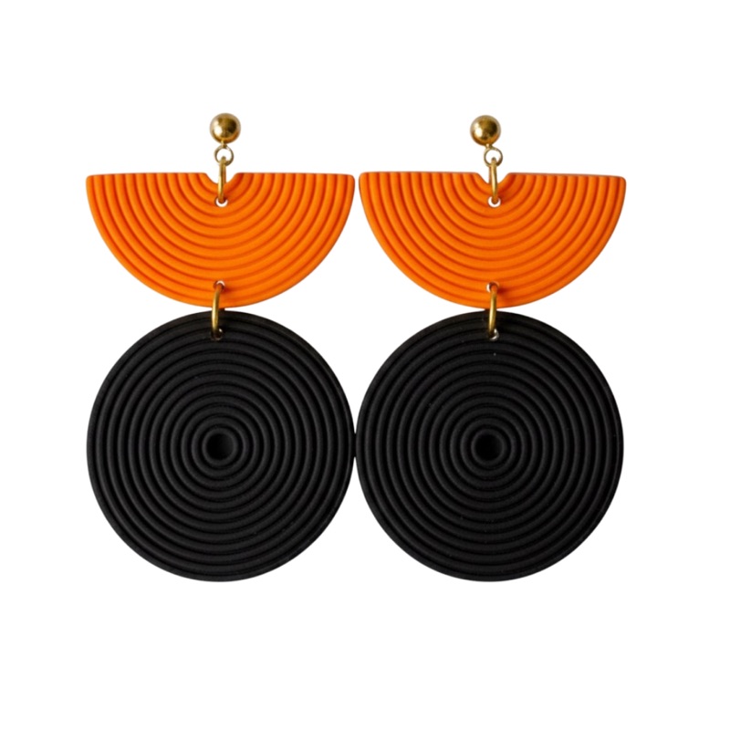 Black and Orange