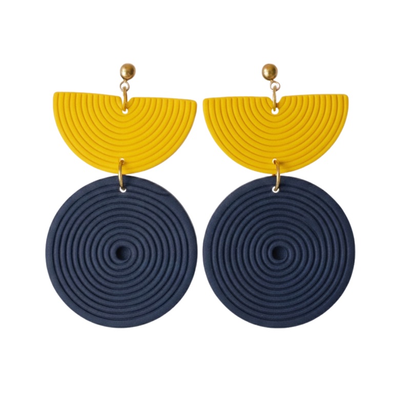 Navy and Yellow