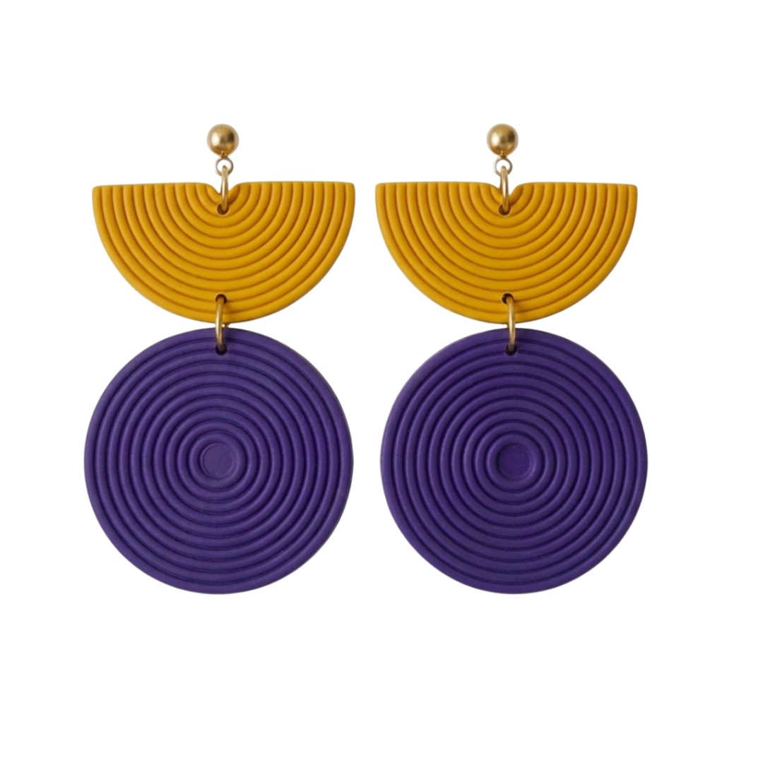 Purple and Yellow