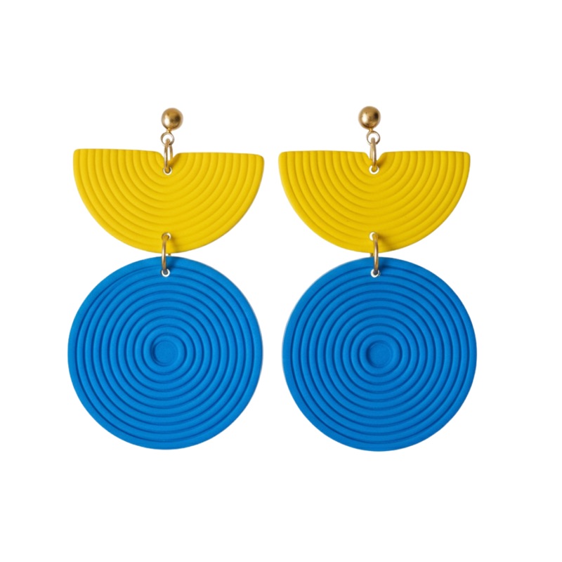 Royal Blue and Yellow