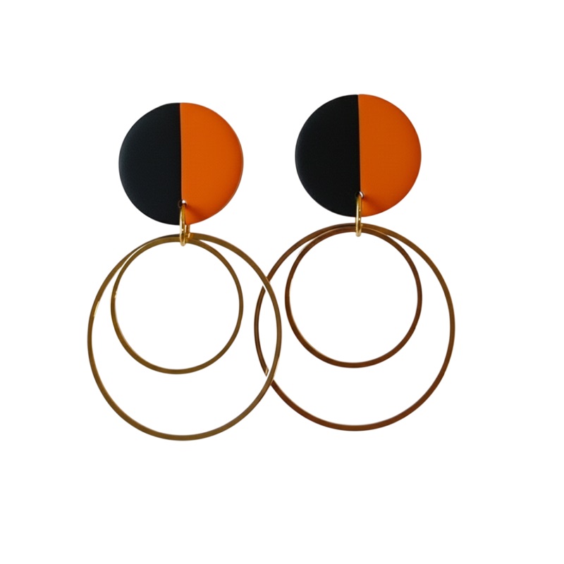 Black and Orange