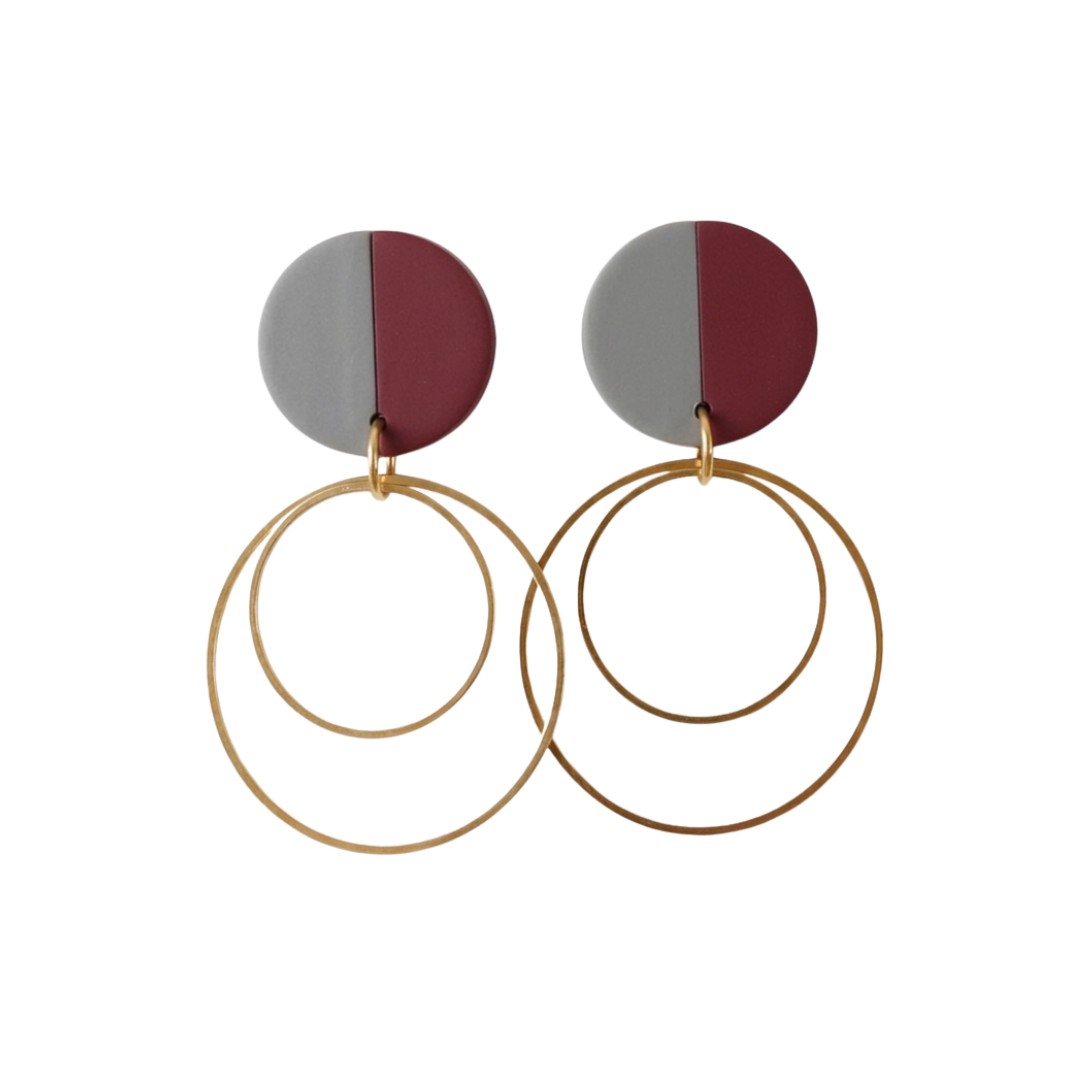 Maroon and Grey