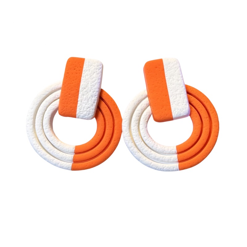 Orange and White