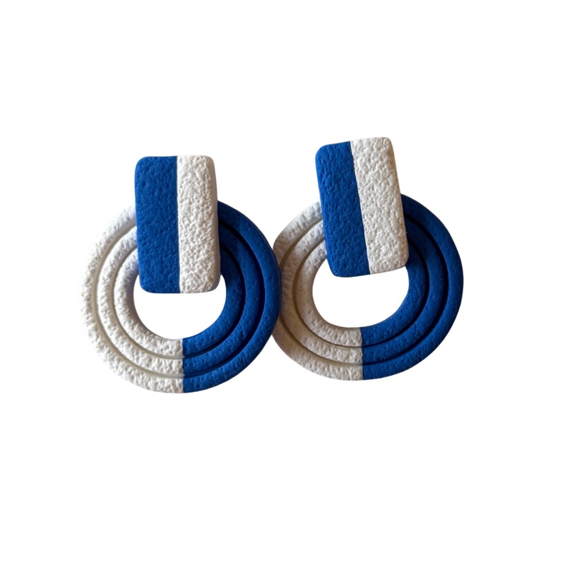 Royal Blue and White