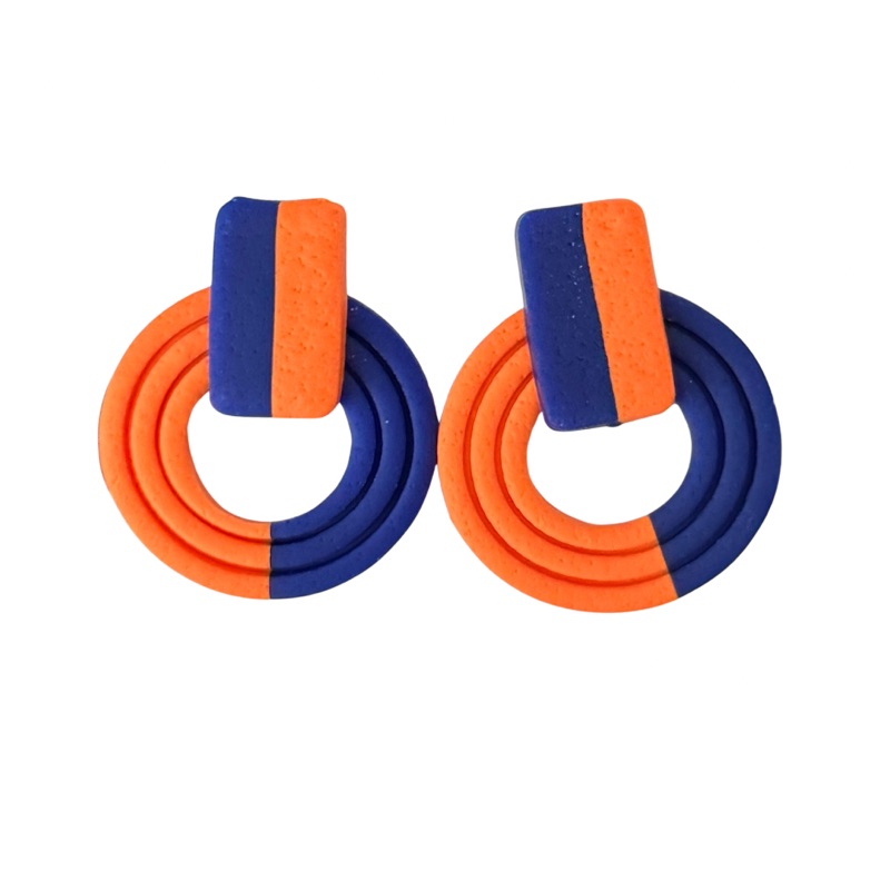 Ultramarine Blue and Orange