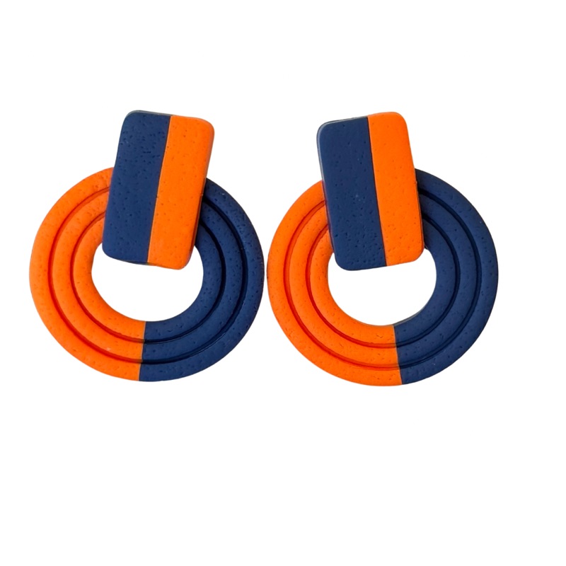 Navy and Orange