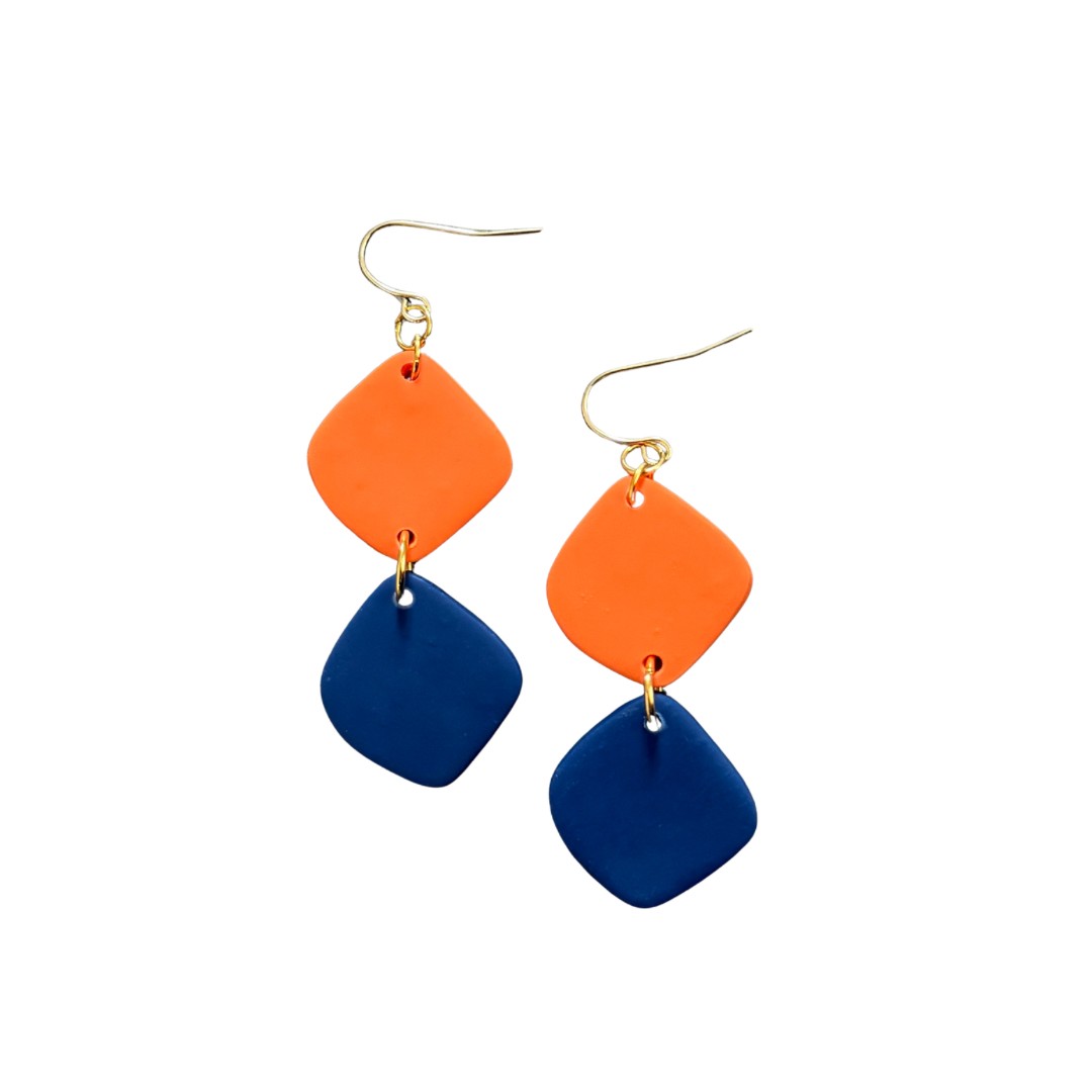 Navy and Orange