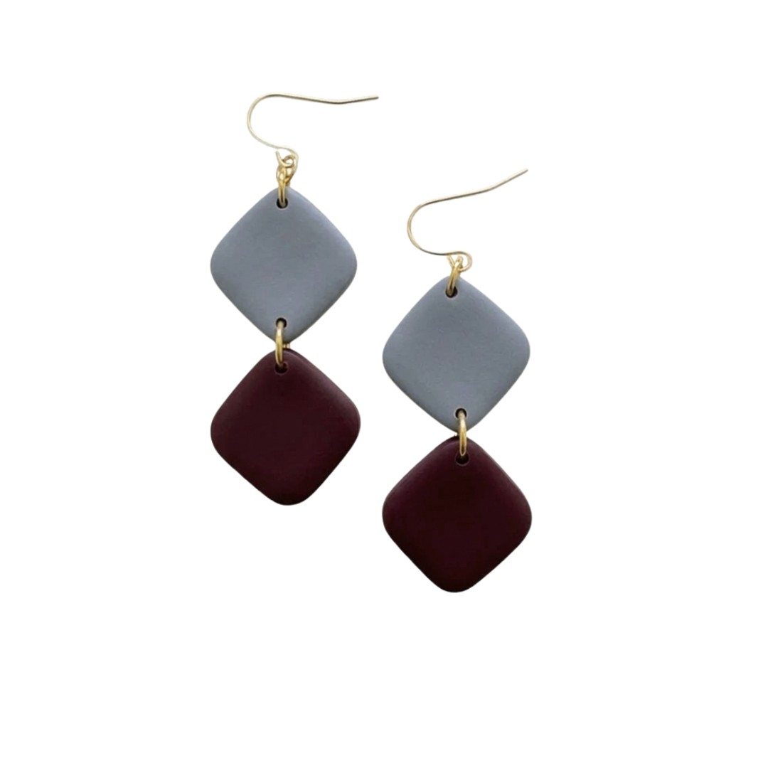 Maroon and Grey