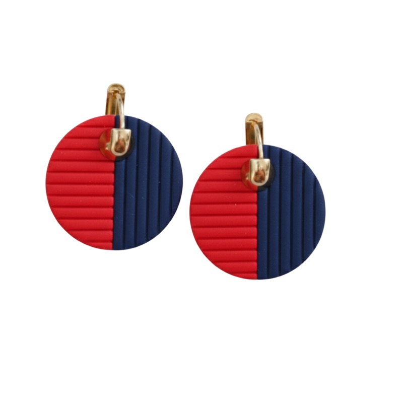 Navy and Red