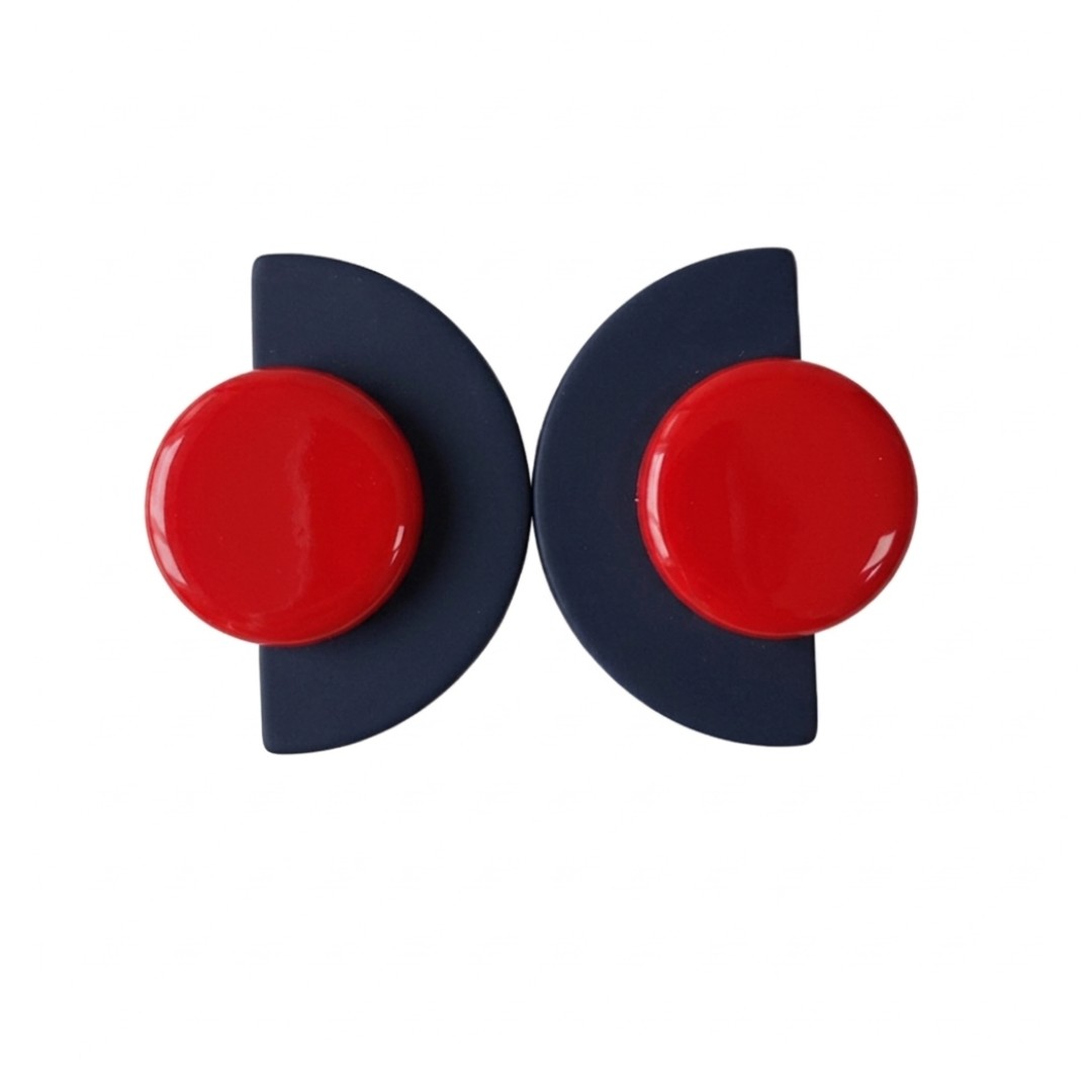 Navy and Red