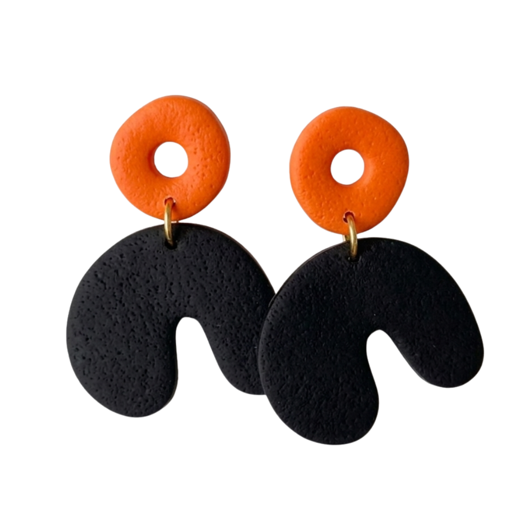 Black and Orange