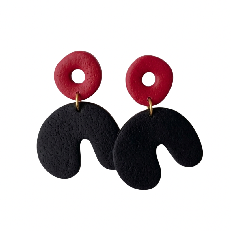 Cardinal Red and Black