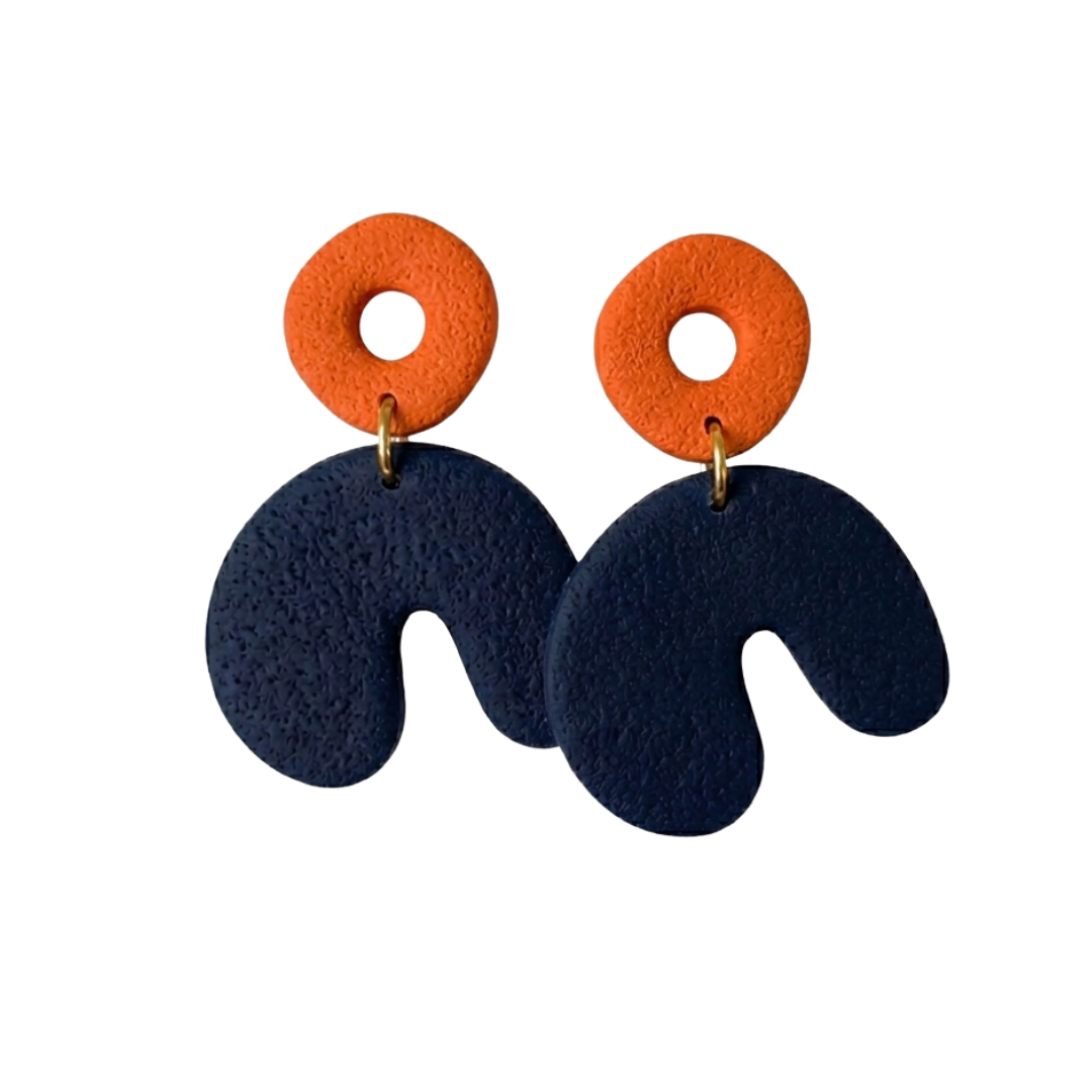 Navy and Orange