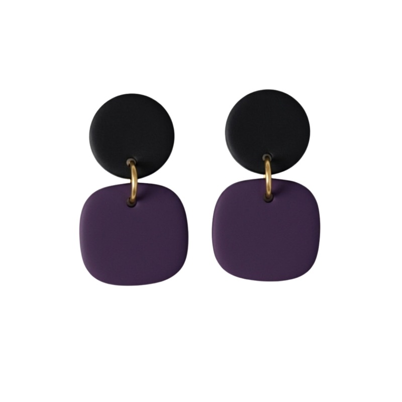 Purple and Black