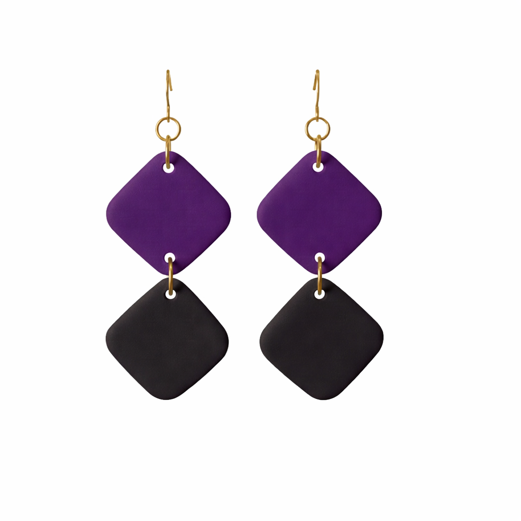 Purple and Black