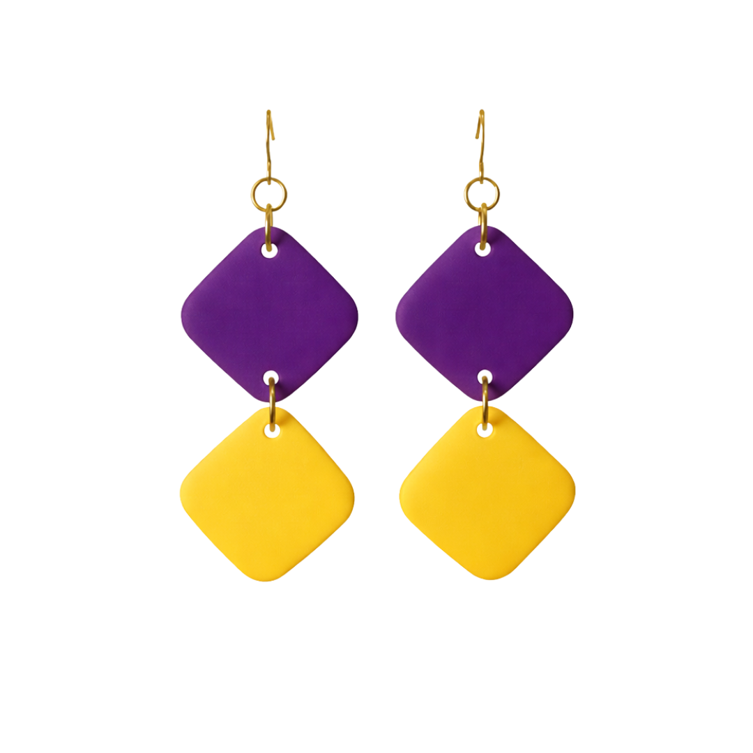 Purple and Yellow