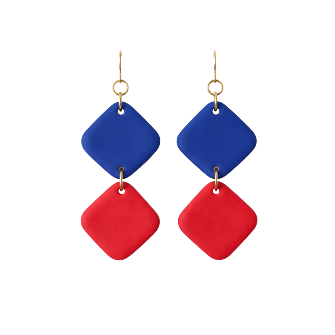 Royal Blue and Red