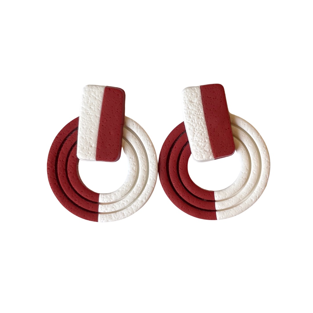 Cardinal Red and White