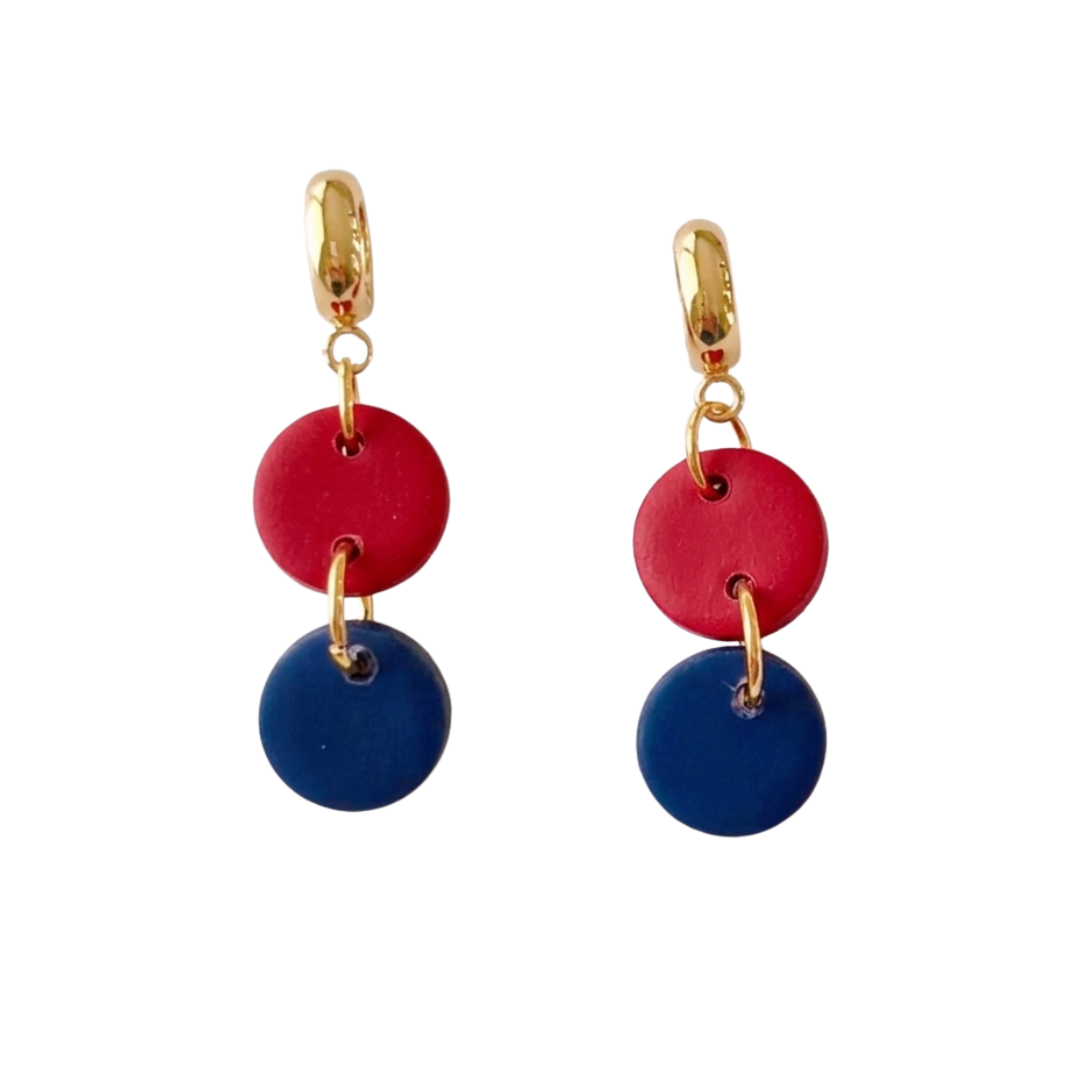 Navy and Red