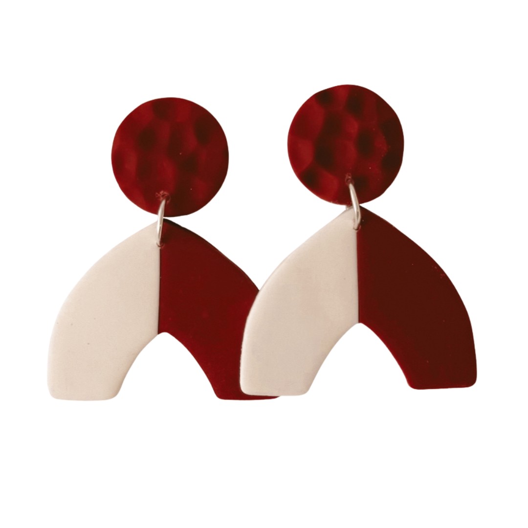 Cardinal Red and White