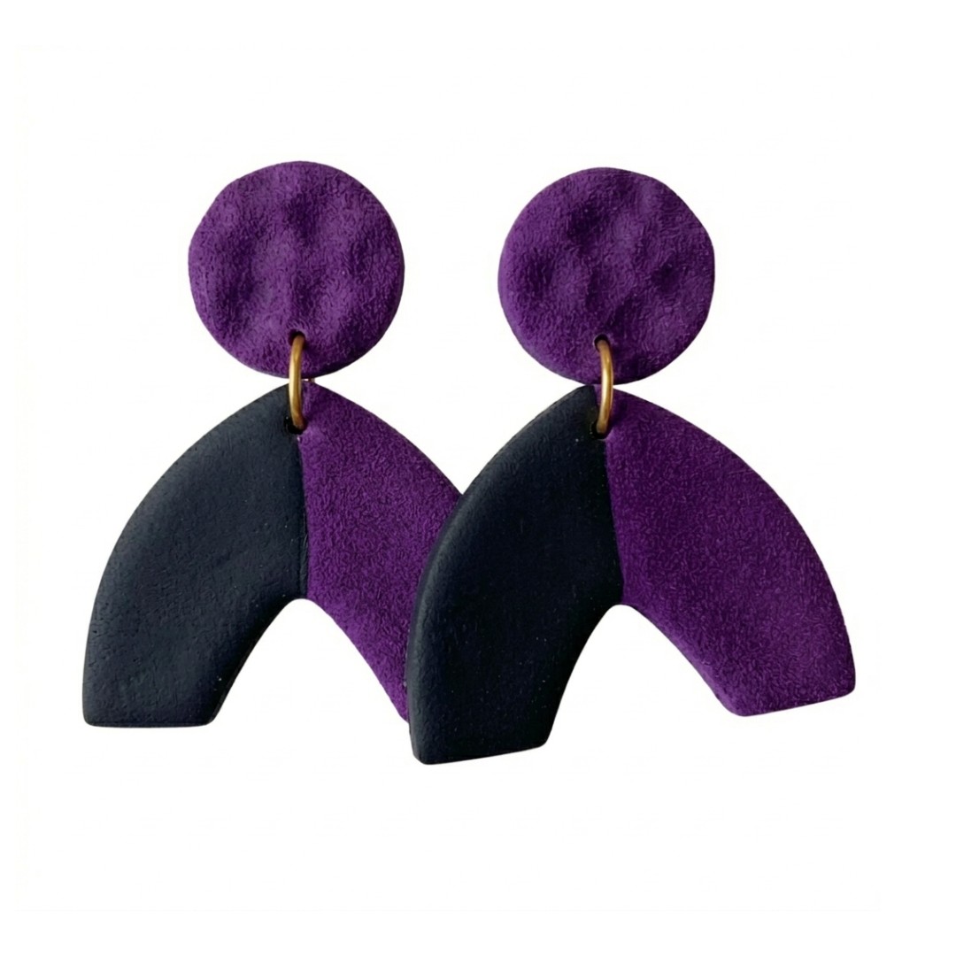 Purple and Black