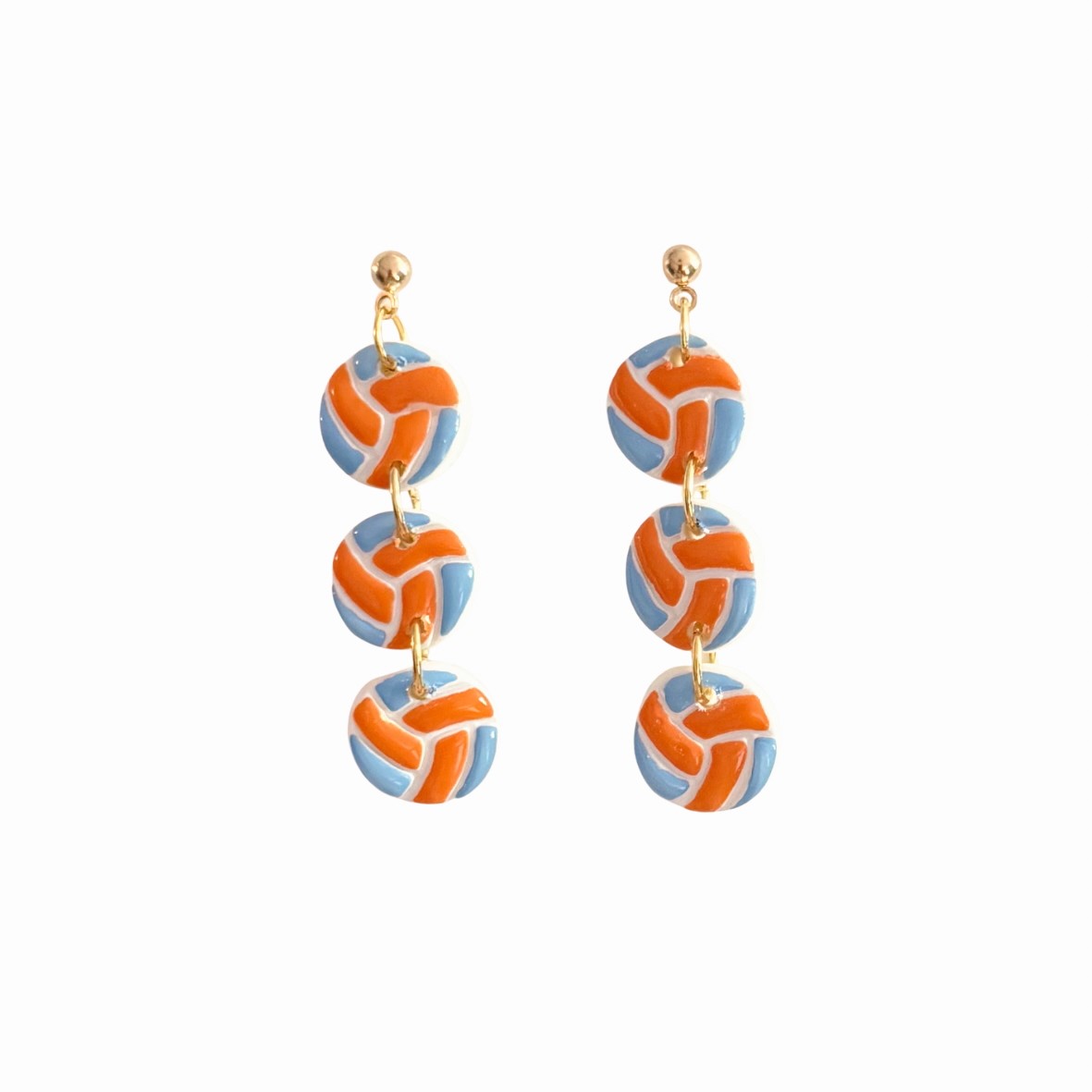 Pale Blue and Orange