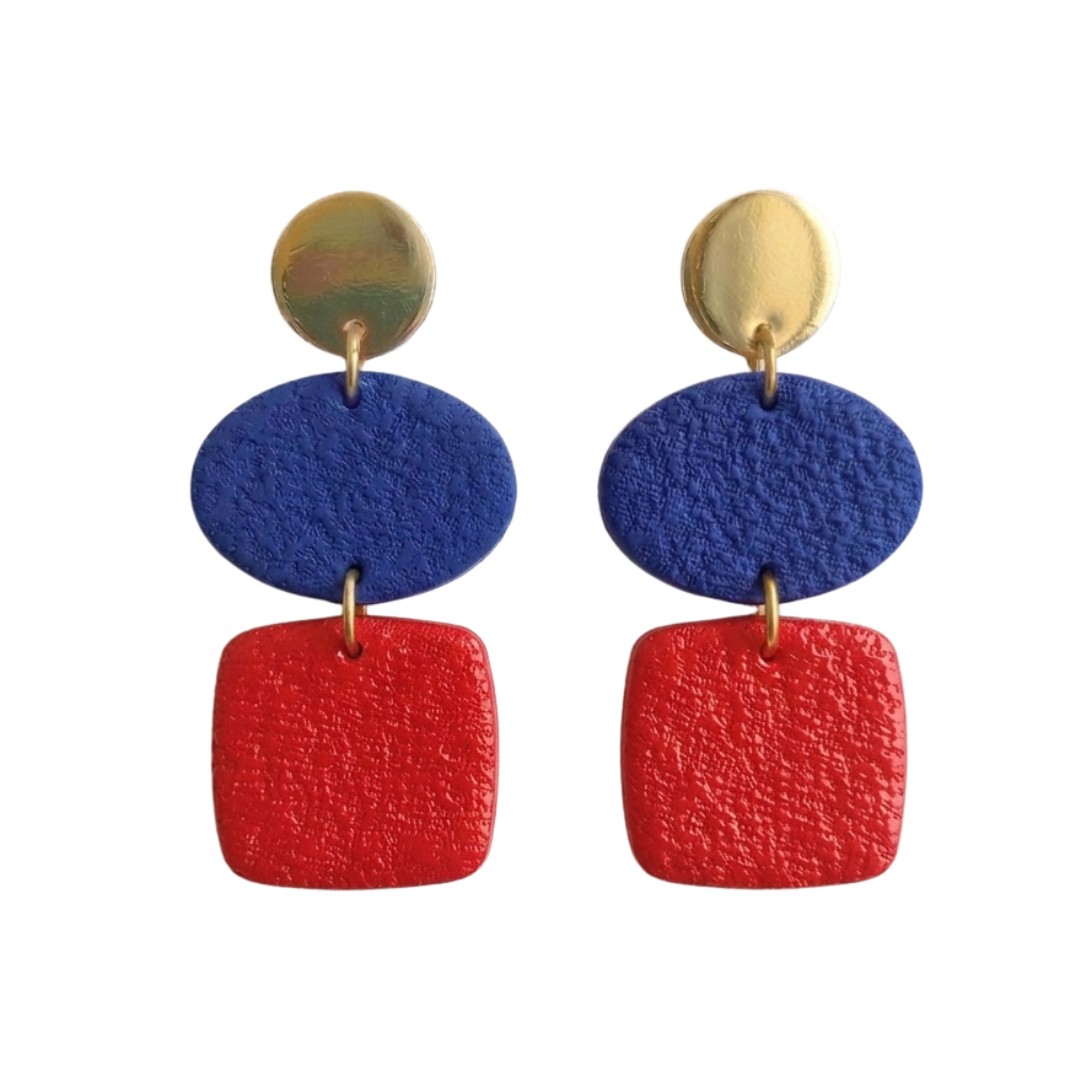 Royal Blue and Red