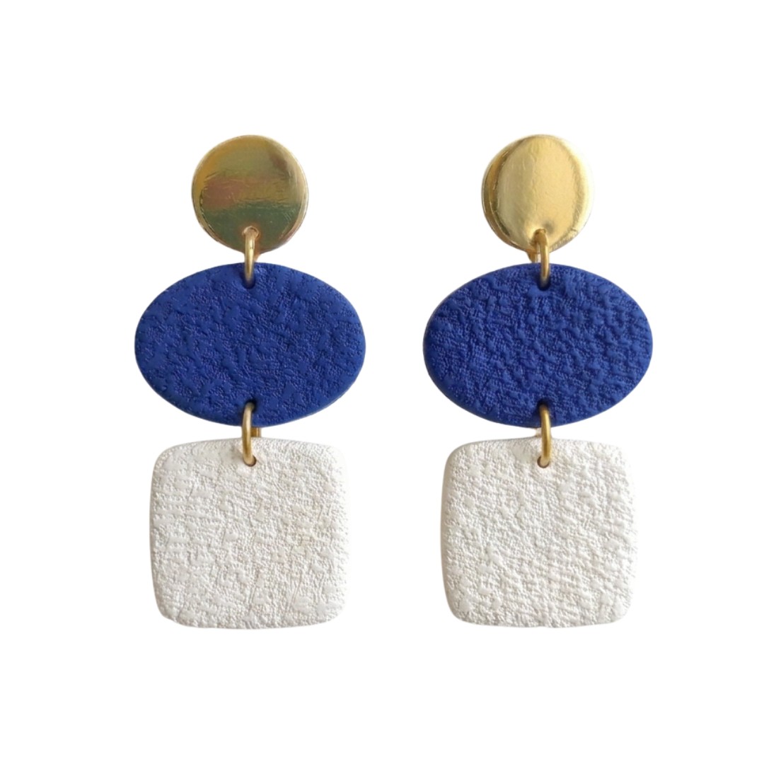 Royal Blue and White