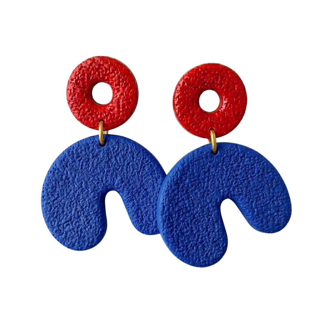 Royal Blue and Red
