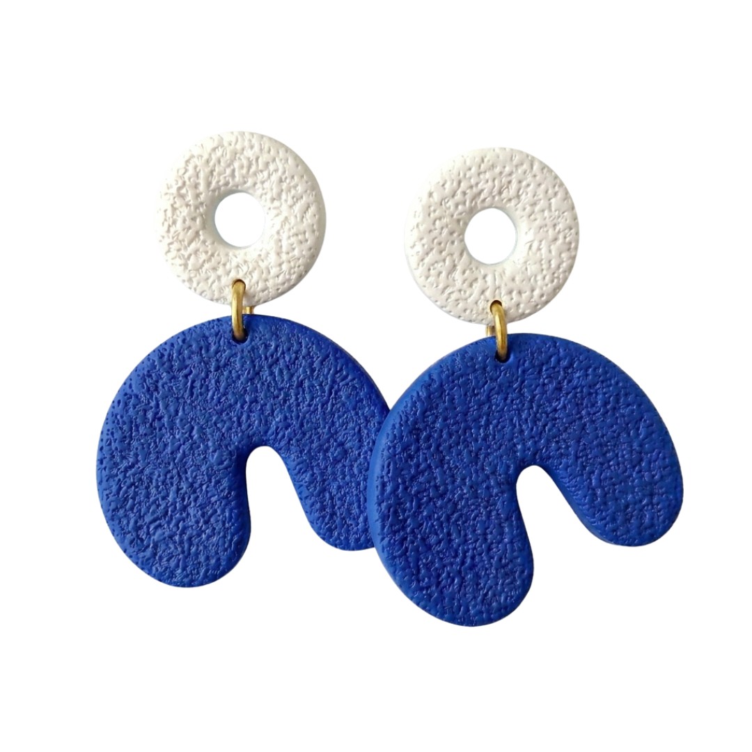 Royal Blue and White