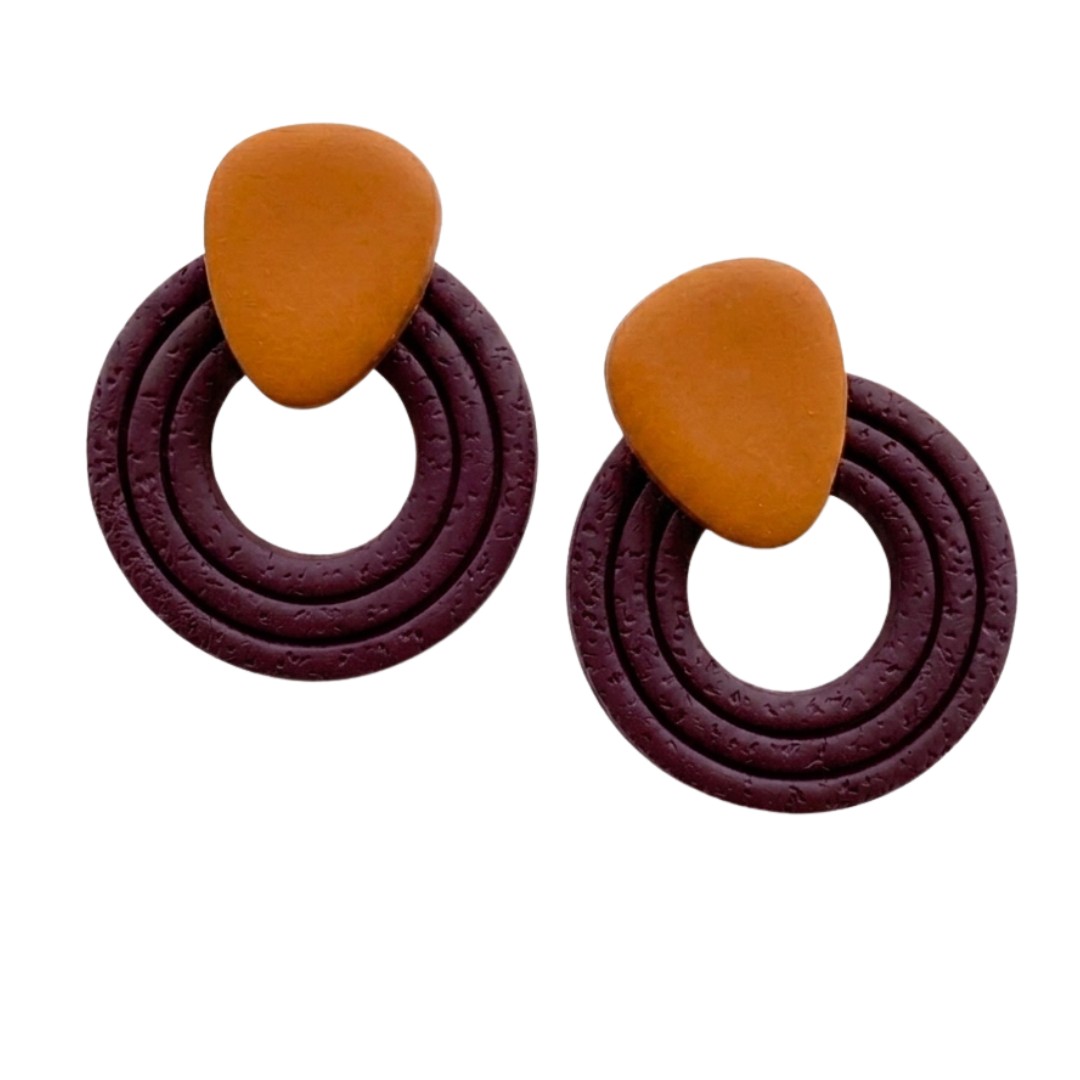 Maroon and Orange
