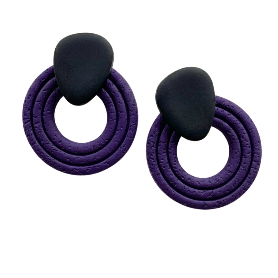Purple and Black
