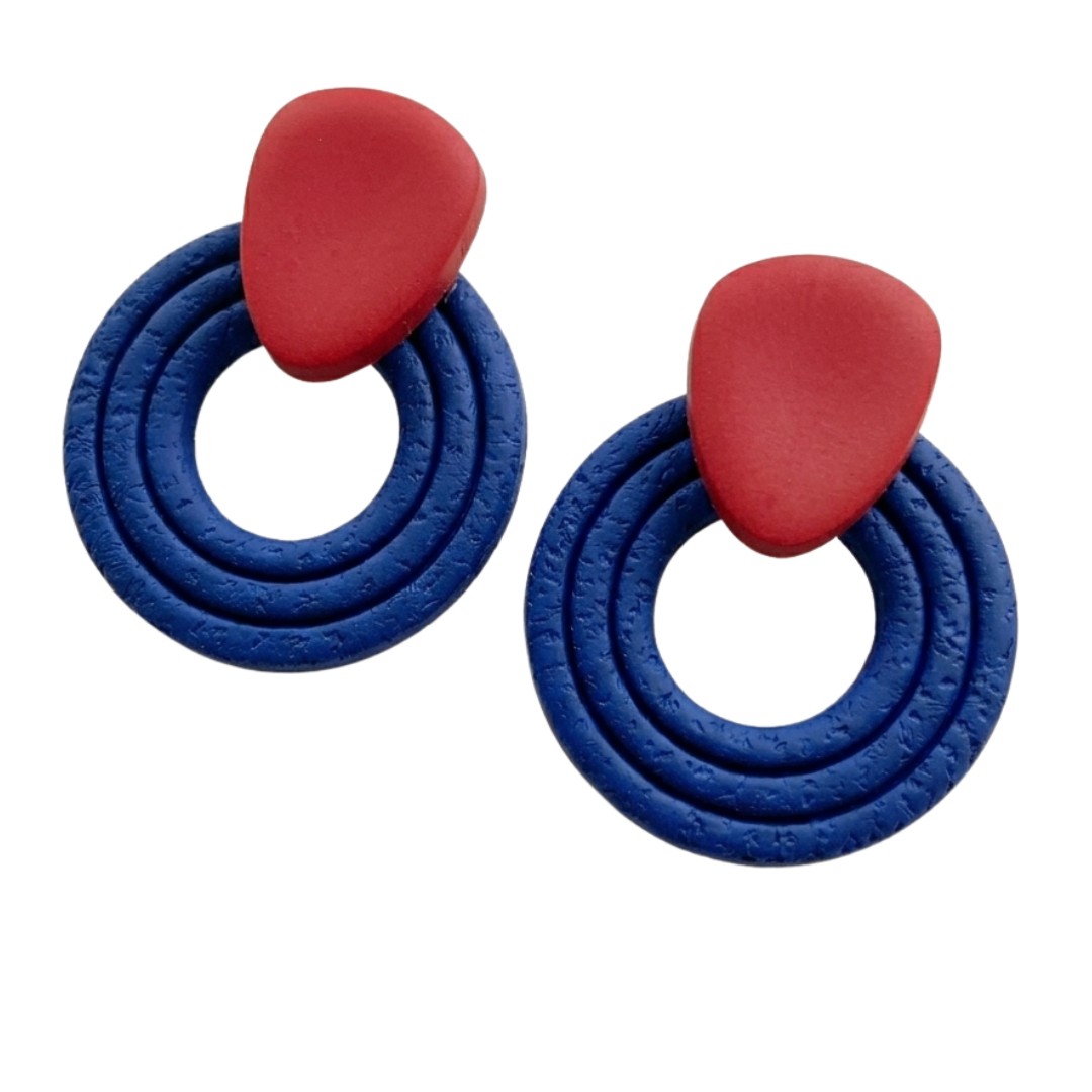 Royal Blue and Red
