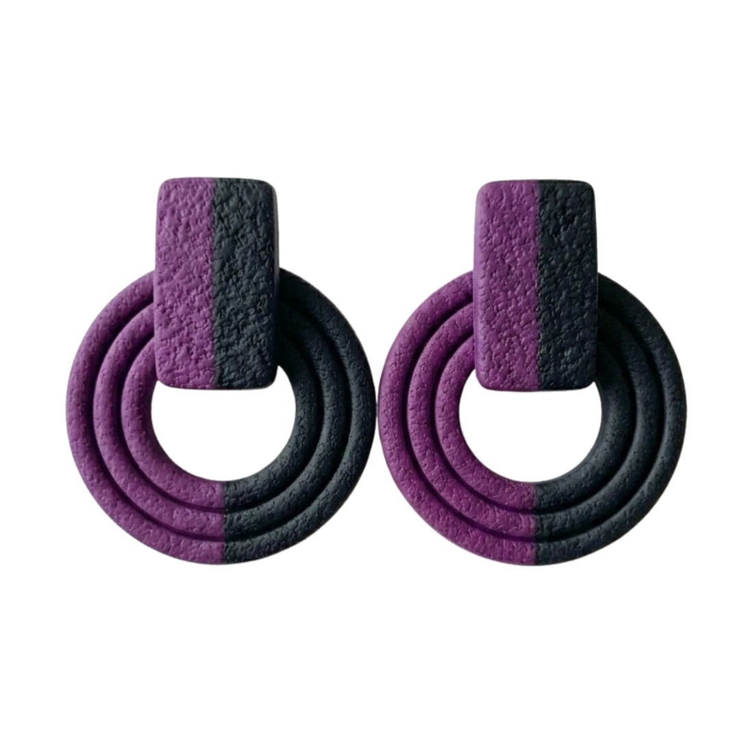 Purple and Black