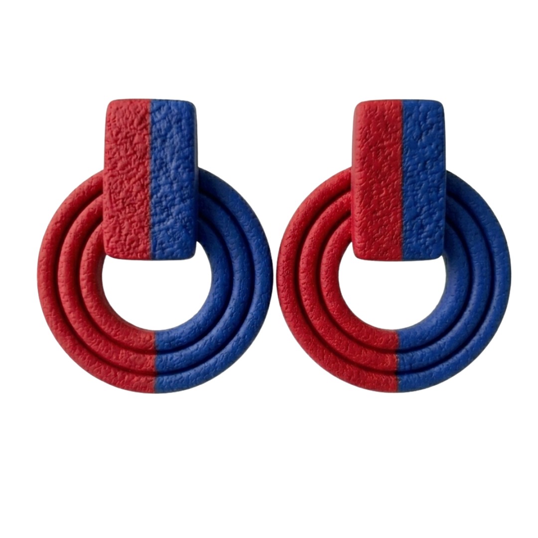 Royal Blue and Red