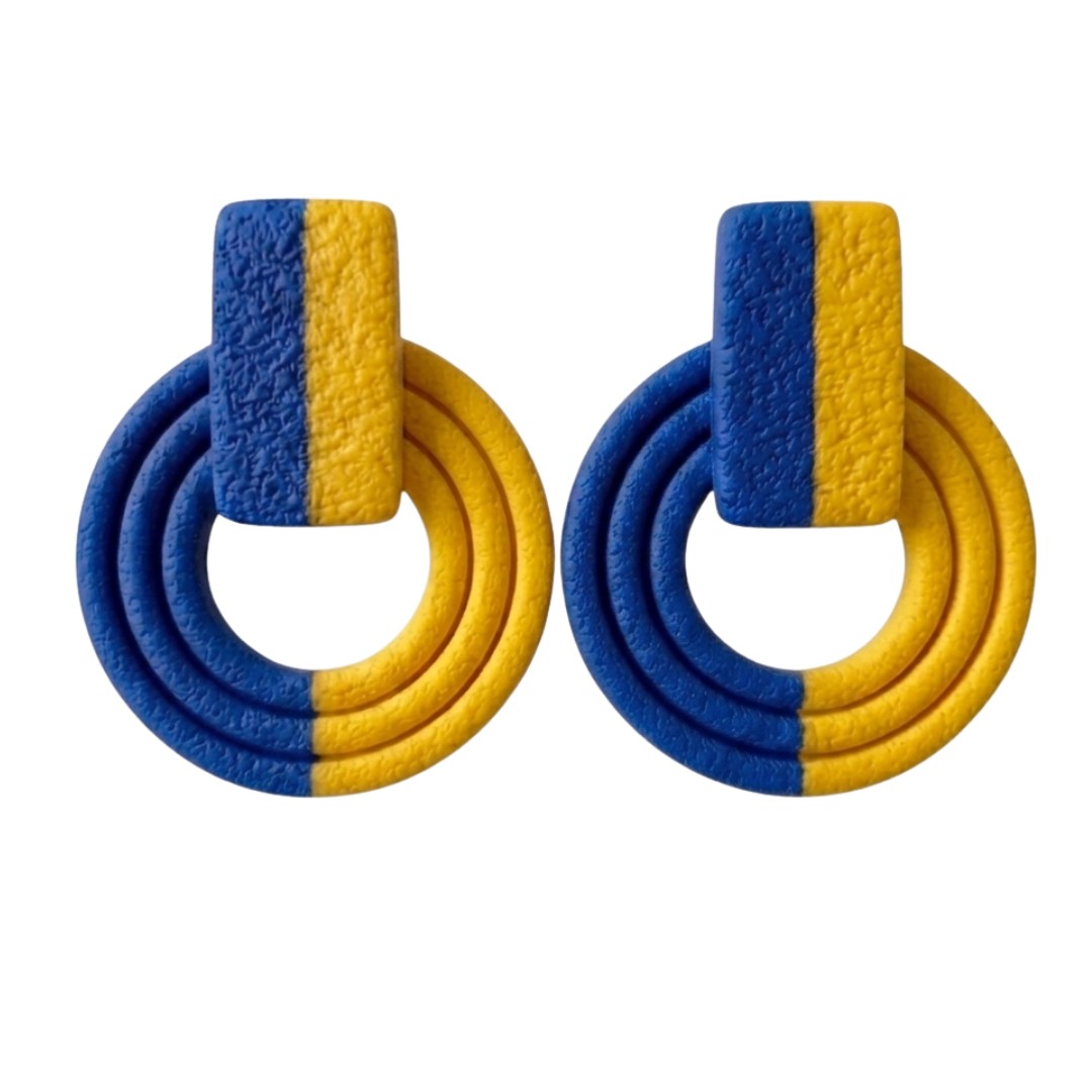 Royal Blue and Yellow