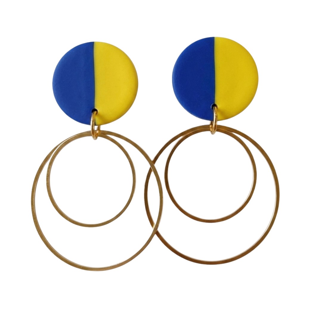 Royal Blue and Yellow