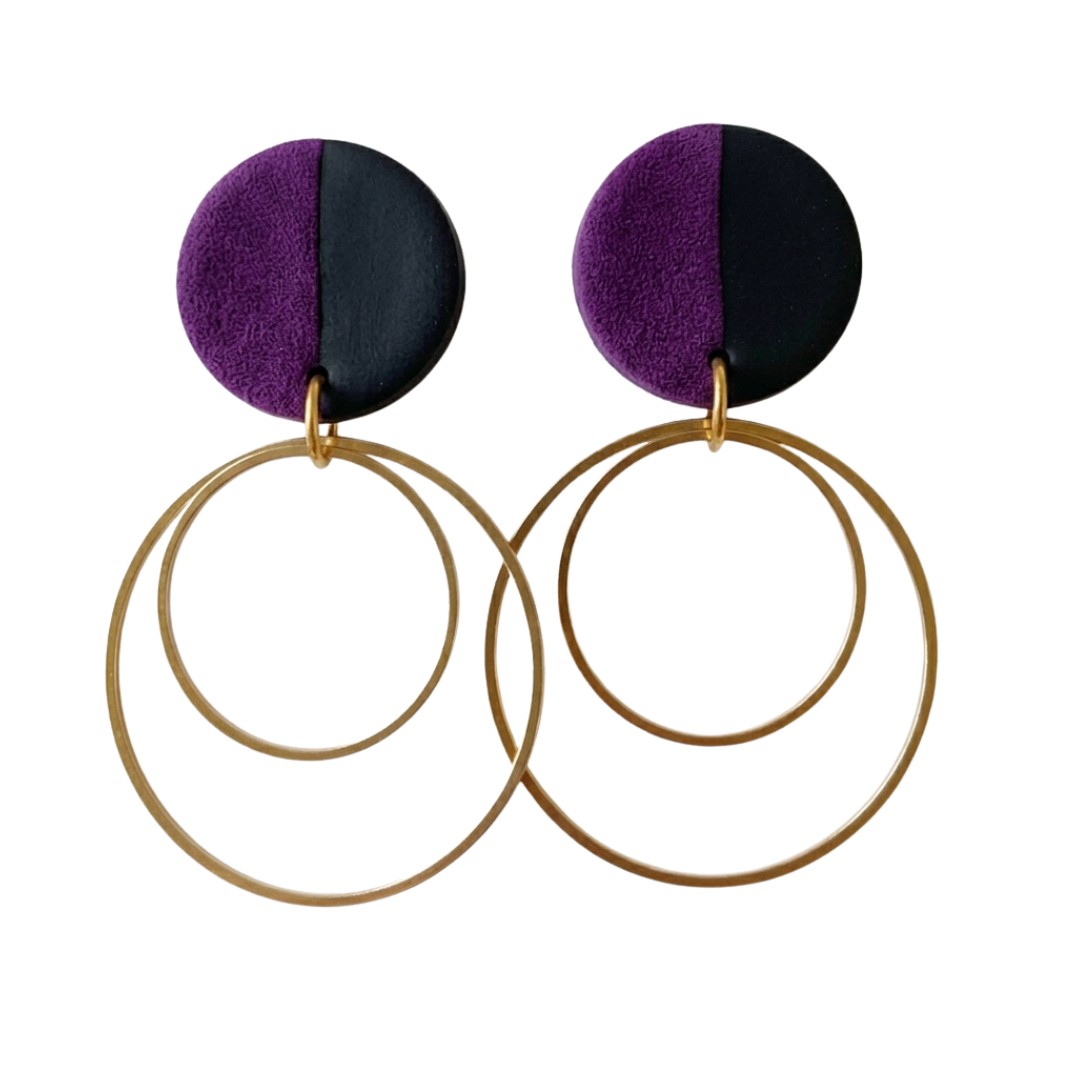 Purple and Black