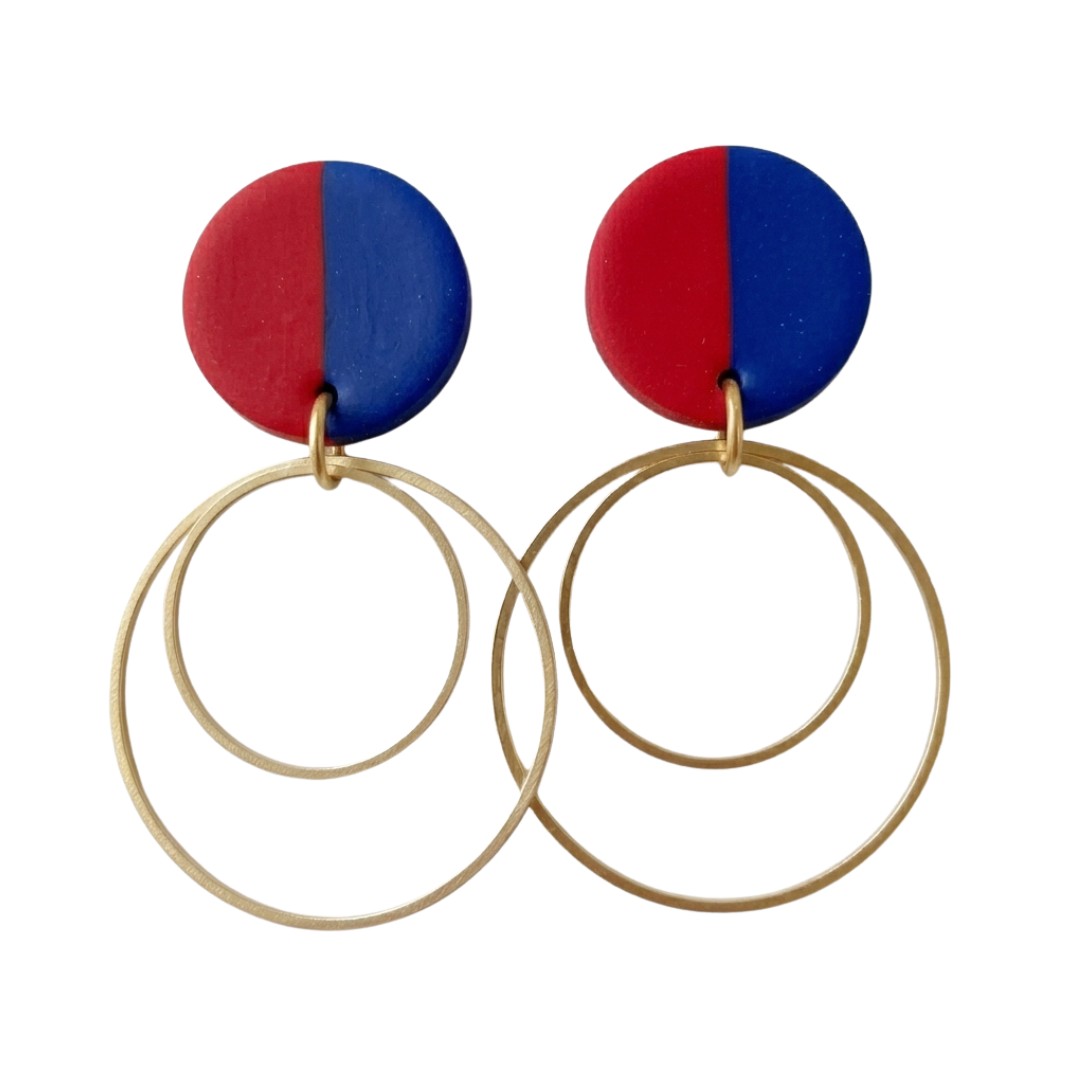 Royal Blue and Red