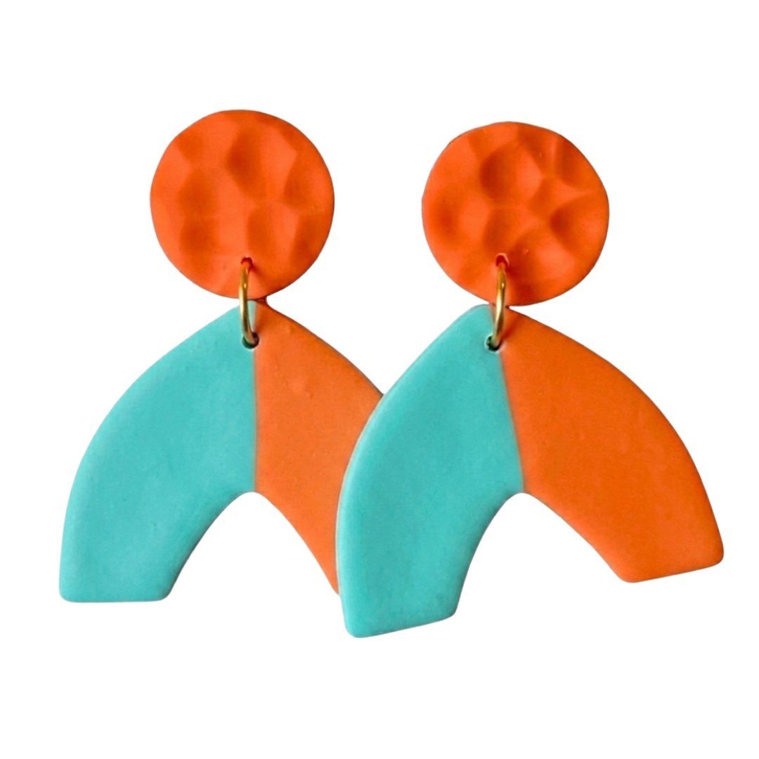 Addyson — Aqua and Orange
