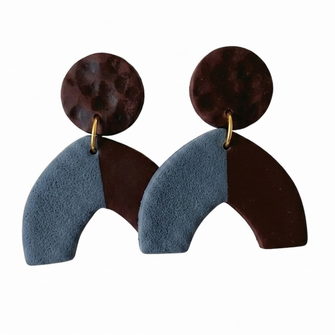Sweet Tree Addyson, handcrafted polymer clay earrings