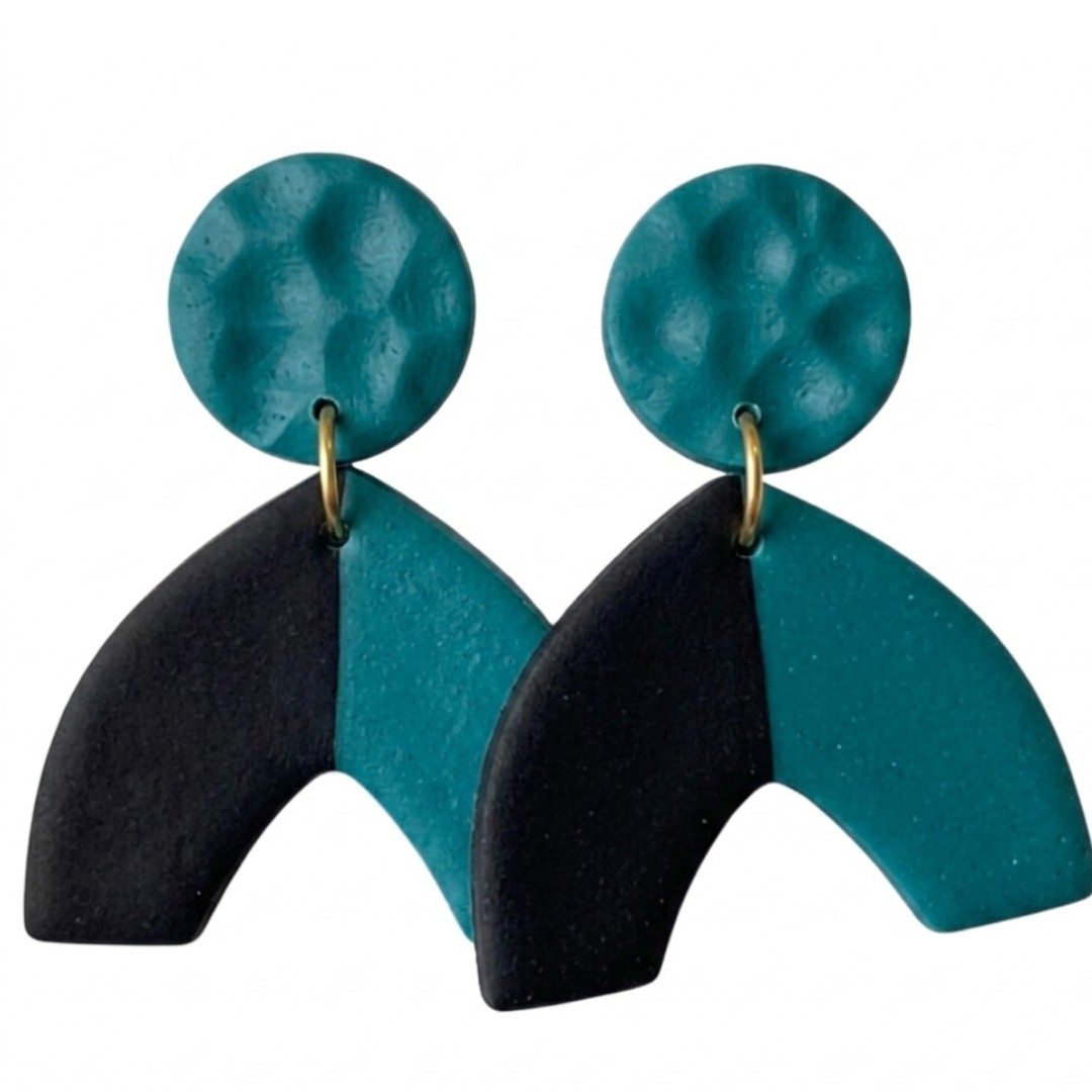 Teal and Black