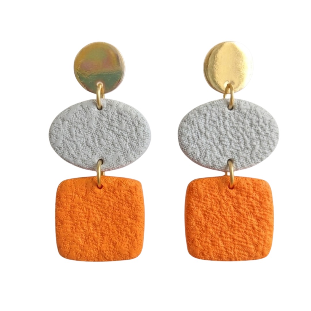 Grey + Orange