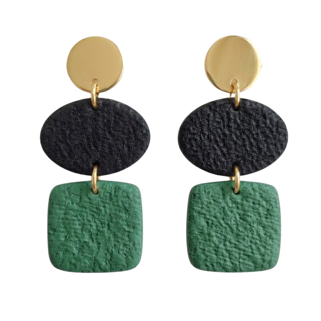 Forest Green and Black