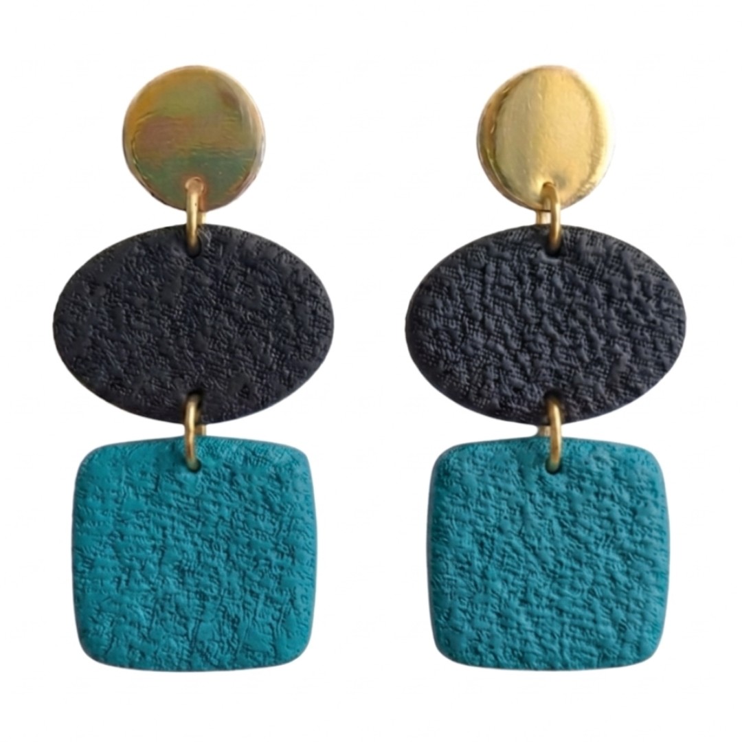 Teal and Black