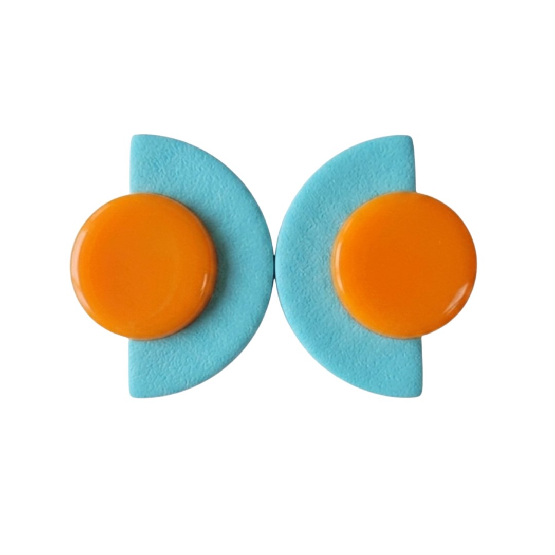 Aylani — Aqua and Orange